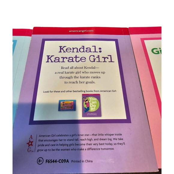 American Girl Childrens Books Set Of 3 Paperbacks 6" Popcorn Kendal Karate Green - Picture 7 of 12